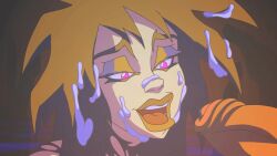 extreme_ghostbusters female ghostbusters human kylie_griffin zone brunette brunette_hair brunette_female brunette-haired_female monster penis dick cock gif cum cum_in_mouth shooting_cum mouth_open monster_cock cum_on_face cum_on_hair cum_in_hair