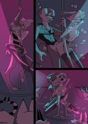 anal audience choking cock cum cumming cumming_from_anal_sex cumming_while_penetrated cumshot dick furry furry_male gay hazbin_hotel hellaverse hellhound helluva_boss jax_(redlizardborn) kissing luciano_de_firenze male male/male male_only male_penetrated male_penetrating male_penetrating_male money partially_clothed penis pole sblitos sex skinny skinny_male spider strip_club stripper_pole tongue tongue_out twink watching watching_sex yaoi