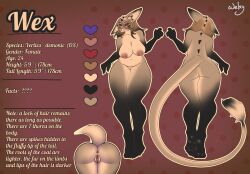 anthro demonic female hi_res model_sheet os reference_image solo tagme we1xy welxy welxy_here