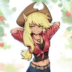 applejack (mlp) from friendship is magic by artist request