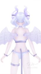 bandage beautiful bikini bra cute dance dancer demon demon_girl demon_horns emoji female female_only fringe glasses kawaii labrynth_of_the_silver_castle lovely_labrynth_of_the_silver_castle music namii7310 pointy_ears pose princess queen safe safe_for_work seductive_smile simple_background smile standing tagme twin_drills twintails underwear video voice white_background yu-gi-oh!