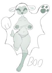 1girls 2021 anthro big_breasts breasts canid canine canis clothed clothing digital_media_(artwork) domestic_dog eyes_closed female female_only floppy_ears fluffqween front_view full_body ghost green_face green_mouth green_pawpads grey_clothing grey_panties grey_underwear hi_res mammal nipples open_mouth panties panties_only pawpads paws pose posing puppkittyfan1 puppychan puppychan48 raised_leg simple_background smile solo spirit tail thick_thighs topless underwear underwear_only white_background