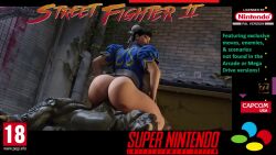 1boy 1girls 3d animated ass big_breasts bottomless breasts breasts_out bubble_butt busty capcom chun-li female female_focus female_on_top hourglass_figure large_breasts large_penis male monster penetration penis sex sideboob sound street_fighter tagme thermalobject99 video wide_hips