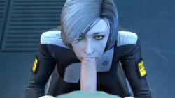 1boy 3d age_difference breast dr._karin_chakwas fellatio female gilf granny mass_effect old old_woman skeleton27 tagme video