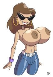 armpits ashesg ass babs_brando bimbo bimbo_body bimbofication bimbofied body_modification breasts dollification female good_vibes implied_transformation knick_knack mtv navel_piercing permanent_smile smile sunglasses sunnification thick_thighs thin_waist tinted_eyewear transformation wide_hips