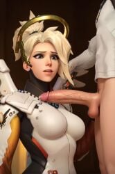ai_generated anime anime_girl cum girl hentai lewd mercy naked naked_female nsfw overwatch porn sex