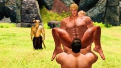 3d game gay medieval muscular skyrim tagme video yaoi