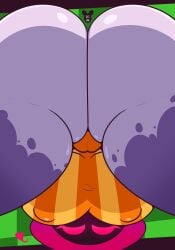 2025 absurd_res ass big_ass big_breasts big_butt breasts camel_toe cameltoe clothed clothing electronic_arts elemental_creature elemental_humanoid eyelashes female flora_fauna fungi_fauna fungi_humanoid fungus genital_outline heart_symbol hi_res humanoid looking_at_viewer low-angle_view luanctoons mushroom mushroom_humanoid nightcap_(pvz) nipple_outline plant plants_vs._zombies plants_vs._zombies_heroes popcap_games purple_body purple_skin pussy pussy_outline solo thick_thighs