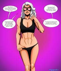 black cat (marvel) from marvel by megaguardain