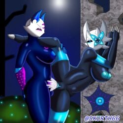 1futa 1girls cum cum_in_pussy cum_inside futa_on_female heart_eyes hollow_knight impregnation lampy_(azura_inalis) luna_(skur) pleasure_face skurth66 vaginal_penetration