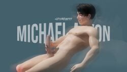 3d 3d_(artwork) 3d_model aftonsimppp big_cock big_dick big_penis black_hair blue_eyes caucasian caucasian_male cock dick filter five_nights_at_freddy's five_nights_at_freddy's:_sister_location jacking_off large_cock large_dick large_penis light-skinned_male light_skin looking_at_penis looking_down male male_nipples masturbation michael_afton muscles muscular muscular_male naked nude penis solo stroking_cock stroking_penis watermark white_body white_male white_skin
