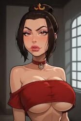 ahe_gao arched_back avatar_legends avatar_the_last_airbender azula big_breasts big_lips bimbo bimbo_body bimbofication black_hair black_legwear breasts breasts_bigger_than_head broken crotchless female female_focus goldencharacters huge_breasts naked nude obedient perfect_body presenting_breasts princess prostitution seductive sex_show slim_waist tagme thick_lips thick_thighs thin_waist topless video