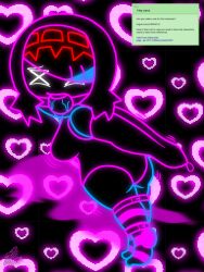 207_(lana_kawaii) armbinder bondage digital_drawing_(artwork) female gagged lana_kawaii rope_bondage scared_expression short_hair tied_up x_eyes