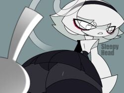 ass_focus demon_single femboy hourglass_figure male monkey original_character sfw sleepy_headx3_(artist) suggestive textless_version wanta_(sleepy_headx3) wide_hips