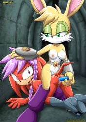 anthro archie_comics bbmbbf jani-ca mobius_unleashed palcomix scarlette_rabbot sega sonic_(series)