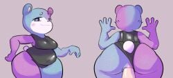 animal_crossing ass bear breasts disembodied_penis female hand_on_hip huge_ass judy_(animal_crossing) nintendo penis pussy sex slightly_chubby smocky thick_thighs vaginal_penetration video_games wide_hips