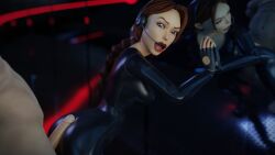 3d alicecry ass bodysuit bubble_butt busty buttjob female female_focus hourglass_figure lara_croft lara_croft_(classic) male skin_tight tagme tomb_raider_(classic) tomb_raider_remastered wide_hips