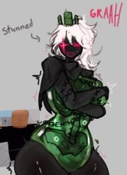 1x1x1x1 1x1x1x1_(forsaken) betrayed_1x1x1x1 chains female forsaken_(roblox) roblox roblox_game robloxian transparent_body white_hair yufishart