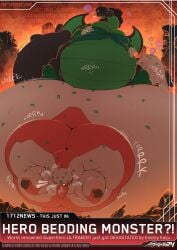 2024 afurreak air_puff belly big_belly bloated bodily_fluids bubble creaking cum cum_bubble dated dragon erection genital_fluids green_body green_lipstick groaning heart_symbol hi_res huge_belly hyper hyper_belly hyper_inflation inflation japanese_text lipstick makeup mythological_creature mythological_scalie mythology onomatopoeia scalie sound_effects spherical_inflation text