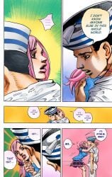 butt hard_cock hard_on hirose_yasuho jojo's_bizarre_adventure jojo_reference jojolion josuke_higashikata_(jojolion) sailor_hat yasuho_hirose