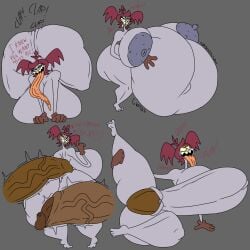 asinine247 ass_clap ass_clapping clapping_ass clapping_butt clapping_buttocks clapping_cheeks cumflation floating_penis hyper hyper_ass hyper_breasts hyper_butt hyper_penis jillo_(lazyppnsfw) long_tongue