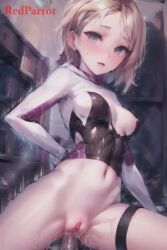 ai_generated breasts fuck_pussy gwen_stacy gwen_stacy_(spider-verse) marvel pussy redparrot