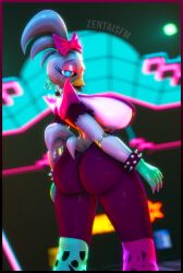 1girls 3d 3d_(artwork) 80's_theme animatronic aqua_eyes ass beak big_ass big_breasts big_butt blue_eyes bow bracelet bracelets breasts chicken clothing curvaceous curvy curvy_body curvy_female curvy_figure ear_piercing earrings feathers female female_focus female_only fingerless_gloves five_nights_at_freddy's five_nights_at_freddy's:_security_breach fnaf glamrock_chica_(fnaf) glamrock_chica_(luiske476) gloves glowing_eyes hourglass_figure huge_ass huge_breasts large_ass large_breasts leggings lipstick looking_ass looking_at_viewer looking_back looking_over_shoulder luiske476 overalls ripped_clothing robot robot_girl scottgames sfm shiny_body shiny_skin shoulder_pads sideboob skin_tight solo source_filmmaker spiked_bracelet steel_wool_studios tail thick_legs thick_thighs thin_waist tight_clothes tight_clothing tight_fit tight_pants tights torn_sleeves voluptuous watermark white_body white_skin zentaisfm