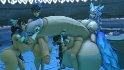 3d 4futas arynashryver ass butt buttjob cock_worship elf elf_ears elf_female fox_ears fox_girl fox_tail fur futa_only futanari goddess hi-rez_studios hyper hyper_balls hyper_genitalia hyper_penis hyper_testicles io_(paladins) licking licking_penis light-skinned_futanari looking_at_another paladins pointy_ears seal_guardian_vora tail vora_(paladins) worship worshiping