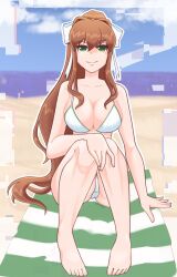 monika (doki doki literature club) from doki doki literature club by qirlpuke