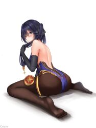 mona (genshin impact) from genshin impact by cozie178