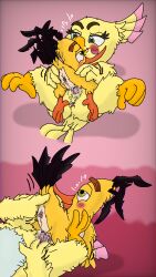 angry_birds anthro chuck_(angry_birds) nietvart poppy_(angry_birds) size_difference straight the_angry_birds_movie vaginal_penetration