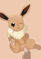 ahkin clitoris disembodied_penis duo eevee female female_penetrated feral genitals human human_penetrating male male/female male_penetrating male_penetrating_female nintendo one_eye_closed open_mouth paws penetration penile penile_penetration penis penis_in_pussy pokémon_(species) pokemon pokemon_(species) pokemon_focus sex simple_background tan_background vaginal_penetration video_games