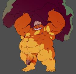 1boy 2021 balls bara belly big_arms big_ass big_balls big_legs big_pecs big_penis biped breath_of_the_wild fat_cock gay genitals goron humanoid humanoid_genitalia humanoid_penis male male_only muscle_gut muscular muscular_arms muscular_butt muscular_legs muscular_male muscular_pecs nintendo nipples non-human overweight overweight_male penis solo the_legend_of_zelda uncensored uncircumcised uncut veiny veiny_penis video_games wkd yunobo