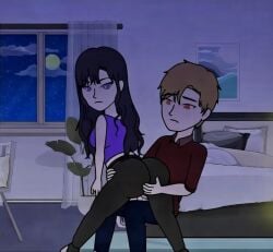 ai ai_art ai_generated black_hair brown_hair cheating cheating_boyfriend share_my_story tagme