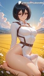 1futa 2026 ai_assisted ai_generated anime artist_name attack_on_titan beach belt breasts bust cloud explicit futanari hi_res high_quality high_resolution highres mikasa_ackerman patreon patreon_username penis shingeki_no_kyojin short_hair sky stable_diffusion sunset tsukoneko water watermark
