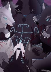 alder_(alderdrack) ambiguous_gender anal anal_sex animal_genitalia animal_penis animal_vulva anthro anthro_on_feral bite black_body black_fur blood blue_eyes blue_insides blue_markings bodily_fluids breasts canid canine canine_genitalia canine_penis canine_vulva canis chest_crystal circe_(pankallisti) claws daughter_(lore) dipstick_paws dragging female female_on_feral female_penetrated feral feral_penetrating fur furry genitals grey_body grey_fur group hi_res indirect_incest_(lore) intraspecies intraspecies_bestiality knot knot_dragging knotted_penis knotting leg_bite malakai_(malakai) male male/ambiguous mammal markings misty_(mistyfur) mother_(lore) mother_and_child_(lore) mother_and_daughter_(lore) mother_and_son_(lore) neck_bite pankallisti parent_(lore) parent_and_child_(lore) parent_and_daughter_(lore) parent_and_son_(lore) penetration penis son_(lore) trans_(lore) trans_woman_(lore) white_body white_fur wolf wounded zoophilia