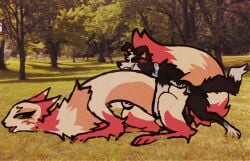 2023 canid canine canis detailed_background domestic_dog domestic_ferret duo female female_penetrated feral feral_on_feral feral_penetrated feral_penetrating feral_penetrating_feral fur grin hi_res interspecies larger_female male male/female male_penetrating male_penetrating_female mammal mustelid musteline penetration photo_background photography_(artwork) plant red_body red_fur sex size_difference smaller_male smile tan_body tan_fur tree true_musteline weasel wispyvixen