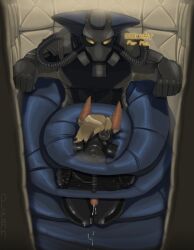 anthro apode asylum bat bodily_fluids bondage bound cobra coiling cum dizrahk_(artist) draconcopode duo forced gas_mask genital_fluids genitals guard hi_res latex legless male male/male mammal mask naga orgasm padded_room penis prisoner reptile restraints scalie security serpentine snake straitjacket tail