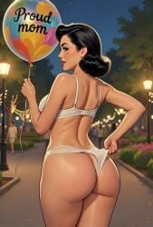 ai_generated balloon big_ass_(female) medium_breasts milf mother night public_park small_waist sound tagme video white_underwear your_mom