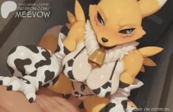 1boy 1girls ai_generated animal_ears animal_nose animal_print animated bare_shoulders bell big_ass big_butt big_thighs bikini bikini_aside black_sclera blue_eyes blush body_fur breasts claws cleavage closed_mouth clothing_aside collar colored_sclera covered_nipples cow_print cowbell cowgirl_position curvy curvy_body curvy_female curvy_figure detailed_background digimon digimon_(species) digimon_\\\\(creature\\\\) elbow_gloves facial_mark female female_focus fox_ears fox_girl fox_tail fur furry furry_breasts furry_ears furry_female furry_male furry_only furry_tail furry_with_non-furry genitals gloves indoors interspecies juicy_ass juicy_butt juicy_pussy large_ass large_breasts large_butt large_thighs legs looking_at_viewer meevow micro_bikini navel neck_bell nude penetration penile penile_penetration penis penis_in_pussy plump_labia pov print_bikini pussy pussy_juice renamon renamon_(digimon) seductive sex slit_pupils snout solo_focus spread_legs squatting_cowgirl_position straddling straight sweat swimsuit tagme tail thicc thicc_thighs thick thick_ass thick_butt thick_hips thick_legs thick_thighs thighhighs uncensored vagina vaginal_fluids vaginal_insertion vaginal_juices vaginal_penetration vaginal_sex video vulva white_bikini white_fur yellow_fur yiff