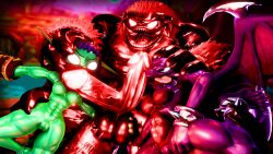 1boy 2girls 3d activision alternate_version_at_source alternate_version_available ass bad_end balls belly big_balls big_penis boss_monster breasts corrupted cynder darklander defeated diphallia dominant dominant_male domination fear fit fit_female four_arms imminent_sex larger_male licking licking_lips massive_penis muscular puffy_pussy pussy reversemilkman scared significant_size_difference size_difference skylanders slam_bam smaller_female spyro_the_dragon stealth_elf submissive_female thighs tongue