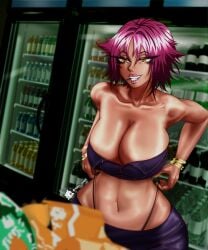 shihouin yoruichi from bleach by nero100