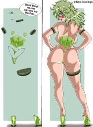 1girls 2026 2d 2d_(artwork) artist_name ass back_view backboob beautiful_girl big_ass big_breasts big_butt blush boku_no_hero_academia bubble_butt butt corset dilane93 english_text eyeshadow female female_only green_background green_clothing green_eyes green_hair hagakure_tooru hagakure_tooru_(invisible) hagakure_tooru_(visible) heavenly_ass high_heels human human_only invisible invisible_girl legwear lipstick looking_back makeup medium_hair my_hero_academia nipple_pasties pasties phat_ass pleaser_heels powers questionable quirk_(mha) side_view sideboob solo solo_female string_panties superheroine text thick thick_ass thick_legs thick_thighs thong thong_panties tooru_hagakure tooru_hagakure_(invisible) tooru_hagakure_(visible) white_border