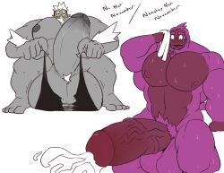 abs balls biceps bodybuilder furry gay hyper hyper_balls hyper_genitalia hyper_muscles hyper_penis hyper_testicles male male_focus male_only muscles muscular muscular_arms muscular_ass muscular_back muscular_legs muscular_male muscular_thighs nipples pecs penis swirlzeez testicles veins veiny_penis