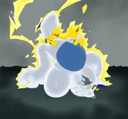 anthro big_penis breast_play breast_suck breasts dragon eeveelution electabuzz fellatio feral generation_1_pokemon generation_2_pokemon generation_4_pokemon genitals group heardnoevil hi_res jolteon legendary_pokemon lugia luxio male male/male mythological_creature mythological_scalie mythology nintendo oral penile penis pokemon pokemon_(species) questionable_consent scalie sex size_difference small_dom_big_sub sucking