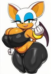 ai_generated ass_focus bat big_ass big_breasts big_butt booty breasts butt_focus curvaceous curvaceous_body curvaceous_female curvaceous_figure curves curvy curvy_body curvy_female curvy_figure curvy_hips female gigantic_ass gigantic_breasts huge_ass huge_breasts huge_butt large_hips leggings lubbasdump massive_ass massive_breasts plump_ass plump_hips rouge_the_bat sega smug sonic_(series) sonic_the_hedgehog_(series) tank_top tanktop wide_hips yoga_pants