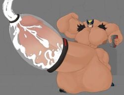 1boy abs balls biceps bodybuilder boner cum erection hairy_armpits hyper hyper_balls hyper_genitalia hyper_muscles hyper_penis hyper_testicles male male_focus male_only marvel marvel_comics milking_machine muscles muscular muscular_arms muscular_ass muscular_back muscular_legs muscular_male muscular_thighs nipples nude pecs penis solo solo_male testicles veins veiny_penis wolverine_(x-men) x-men yaoi