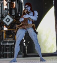 3d 3d_(artwork) alien alien_girl alien_humanoid athletic athletic_female blue_skin braided_hair cock_in_vagina cock_inside_pussy completely_nude completely_nude_female content cute embracing embracing_another embracing_during_sex feral_on_alien feral_on_female feral_on_humanoid fucking fur guardians_of_the_galaxy guardians_of_the_galaxy_(game) high_heels high_quality highres holding_onto_partner hugging interspecies interspecies_relationship interspecies_sex lady_hellbender larger_female larger_humanoid larger_penetrated looking_pleasured marvel muscle_mommy muscle_tone muscular muscular_female naked naked_female nude nude_female pussy_penetration raccoon rocket_raccoon romantic_sex science_fiction sex sexy_pose size_difference smaller_feral smaller_male smaller_penetrating smaller_penetrating_bigger spaceship spaceship_interior standing standing_position vaginal_penetration valanquarstudios wholesome wholesome_sex zoophilia