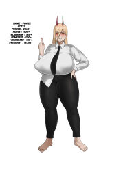 power (chainsaw man) fan art