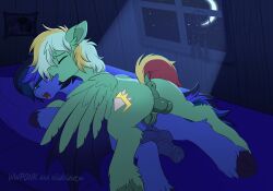 180_penis anal anal_sex animal_genitalia animal_penis animated balls bat bat_pony bed duo equid equine equine_genitalia equine_penis erection fan_character feral feral_on_feral feral_penetrated feral_penetrating feral_penetrating_feral fetlocks friendship_is_magic furniture genitals guard_cobalt_flash_(fireheart76) hasbro hooves horse hybrid light male male/male male_penetrated male_penetrating male_penetrating_male mammal moon moonlight my_little_pony mythological_creature mythological_equine mythology pegasus penetration penis perineum pillow pony sex smile typh_(andaluce) underhoof wings wwponk